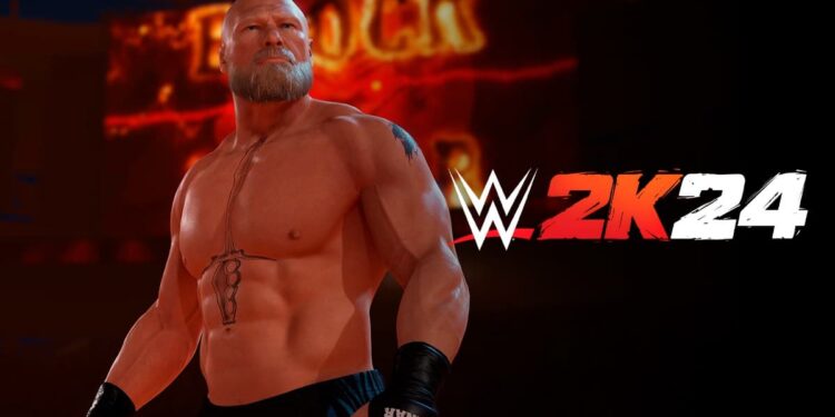 Brock Lesner WWE 2k24
