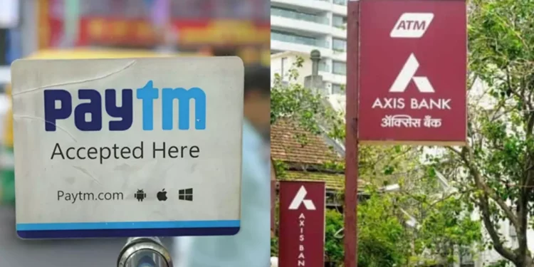 Paytm partners with Axis Bank for settlement of merchant payments