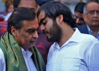 Mukesh Ambani sees father Dhirubhai Ambani in son Anant