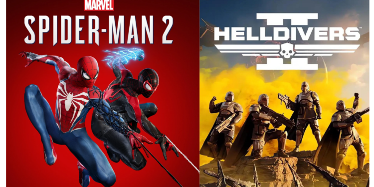 Helldiver 2 outperformed Spiderman 2 in UK Sales battle