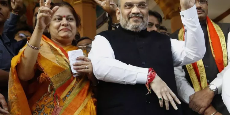 Affidavit reveals 62.84% increase in assets of Amit Shah and his wife in the last five years