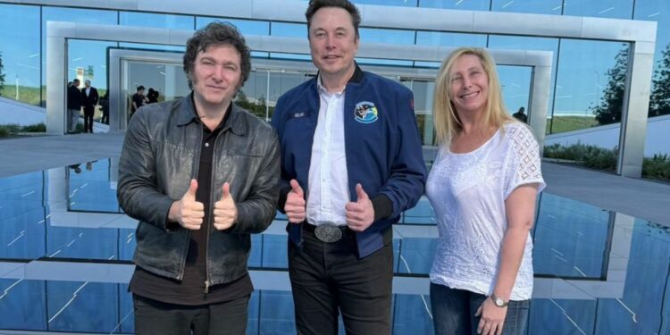 Javier Milei meets Elon Musk