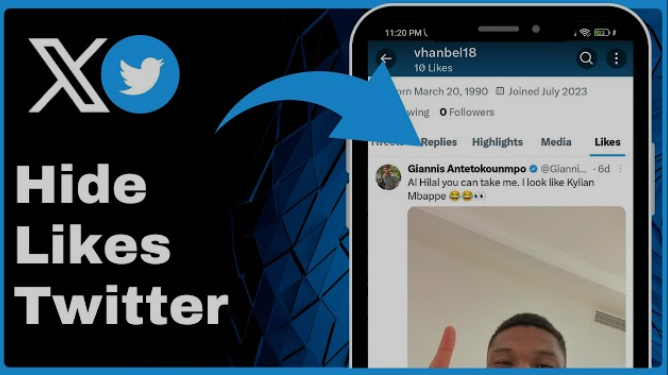 How to Hide Likes on X