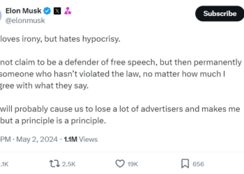 Elon Musk's X post to reinstate Nick Fuentes