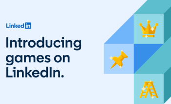 Announcement poster of 'LinkedIn Games'