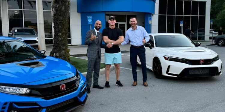 From Muscle to Machine: John Cena Interested in New Honda Civic Type R