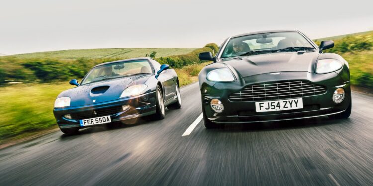 Aston Martin Teases V12 Vanquish to Rival Ferrari 12Cilindri"