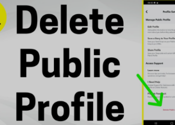 How to Delete Public Profile on Snapchat