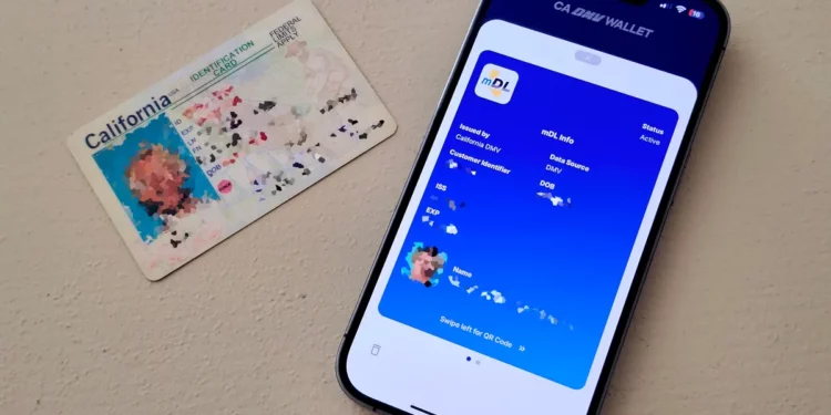California digital driver’s license