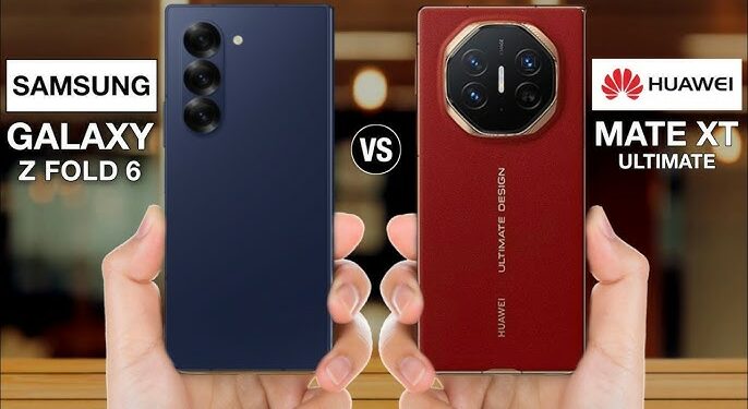 Huawei Mate XT vs Samsung Galaxy Z Fold 6