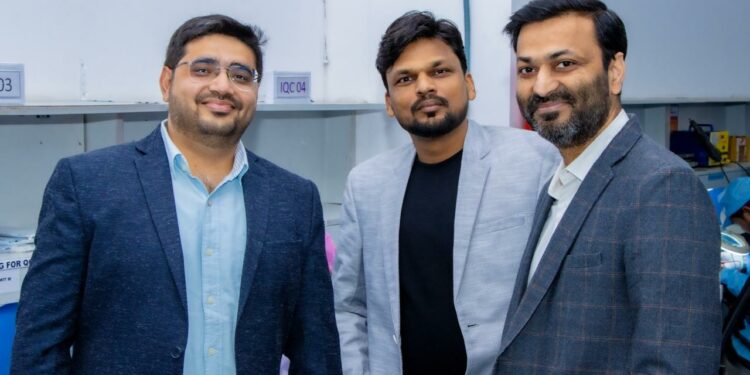 Shrey Sardana, Nitin Goyal, Sanjeev Aggarwal (L to R)