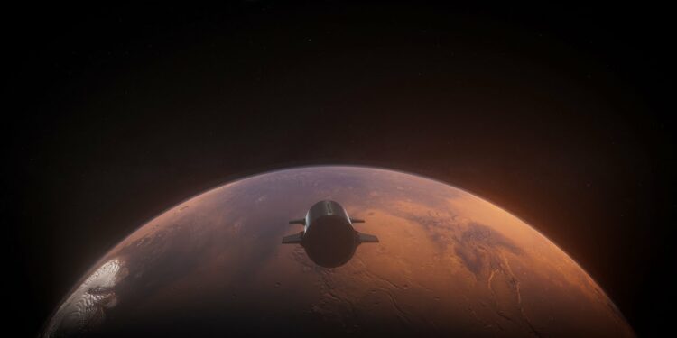 SpaceX Starship Mars launch