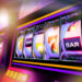 Las Vegas Slot Machines Casino Games Conceptual 3D Illustration. Three One Haded Bandits.