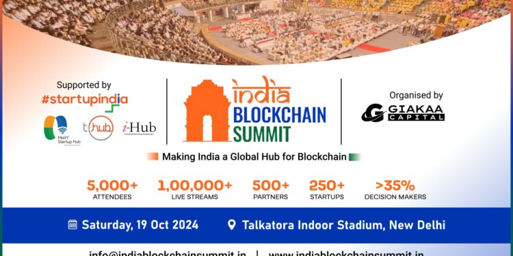Making India a Global Hub for Blockchain: Giakaa Capital Unites Government, Investors, and Startups at India Blockchain Summit 2024