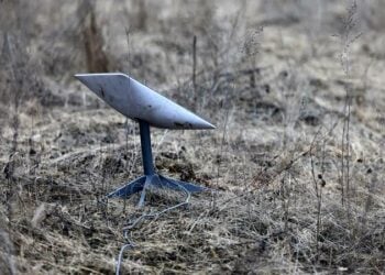 Russian Drone Downed in Ukraine Allegedly Equipped with Starlink Hardware