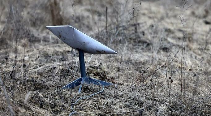 Russian Drone Downed in Ukraine Allegedly Equipped with Starlink Hardware