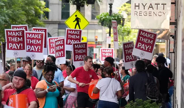 Hotel strike