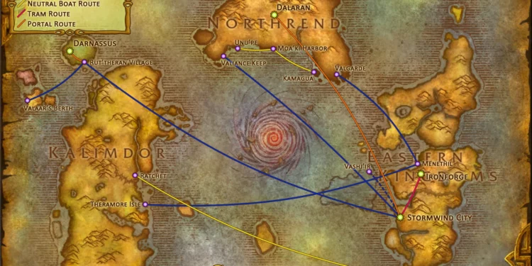 How to Get to Darnassus from Stormwind in World of Warcraft