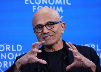 Microsoft CEO Satya Nadella’s Pay Hits $79 Million, Driven by Stock Awards