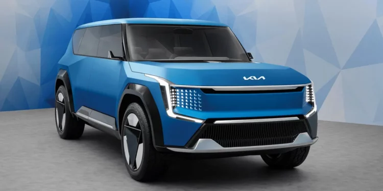 Kia Unveils Rugged EV9 and Electric Van Concepts Ahead of SEMA 2023