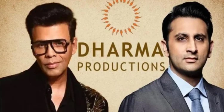 What forced Karan Johar to sell 50% stake in Dharma Productions to Adar Poonawalla?