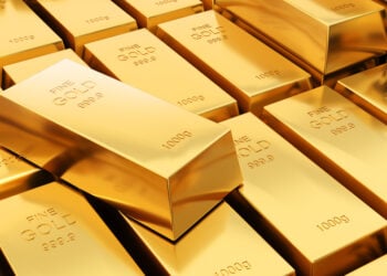 Gold bars 1000 grams pure gold,business investment and wealth concept.wealth of Gold ,3d rendering