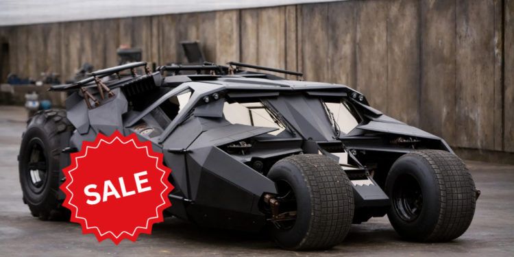 Limited-Edition Batmobile from The Dark Knight Hits the Market at $3 Million