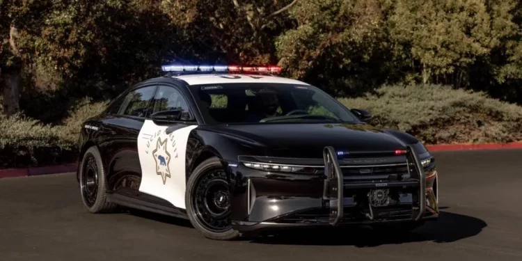 California Highway Patrol Testing Lucid Air: The Future of Police Pursuit Cars?