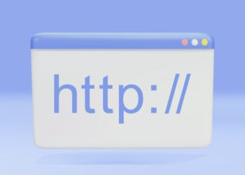 3d Hypertext Transfer Protocol Concept, HTTP data web page. Web browser, internet communication protocol.