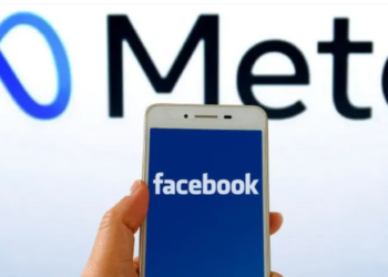 META AND FACEBOOK LOGO