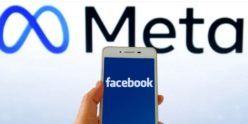 META AND FACEBOOK LOGO