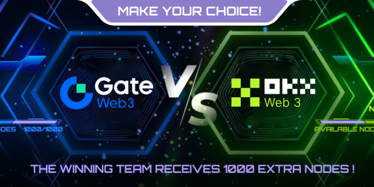 OKX and Gate Wallet Communities in Battle for the Bluwhale Node Challenge