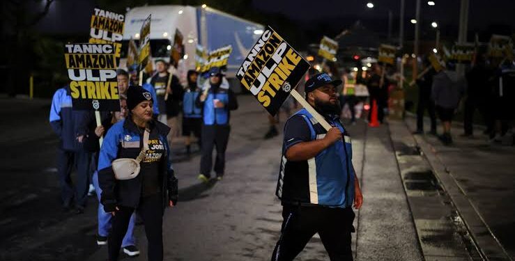 Amazon Workers Strike During Peak Season, Demand Better Wages and Conditions
