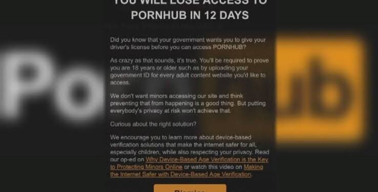 PornHub to Block Access in Florida Over Age Verification Law