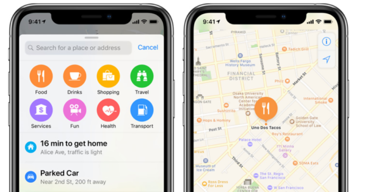 iPhone location change