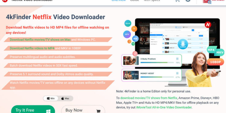 Download Netflix Videos to MP4 at Ease – 4kFinder Netflix Video Downloader Full Review in 2025