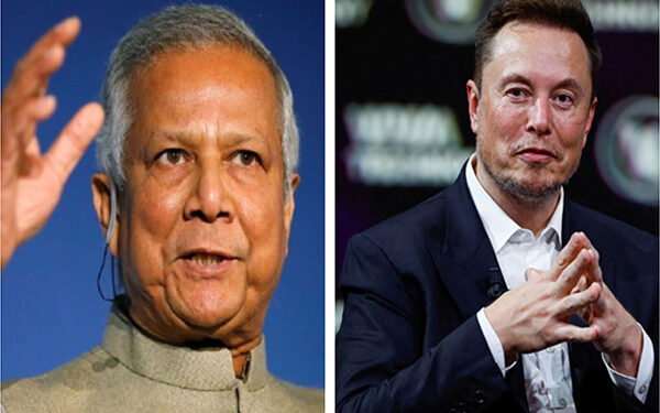 Muhammad Yunus Invites Elon Musk to Launch Starlink in Bangladesh Within 90 Days
