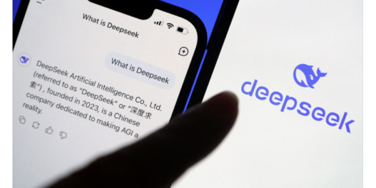 The logo of DeepSeek