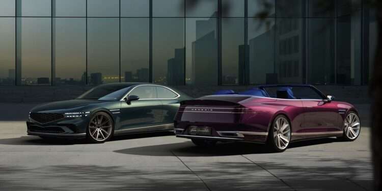 Genesis Stuns at Seoul Mobility Show with X Gran Coupe and Convertible Concepts