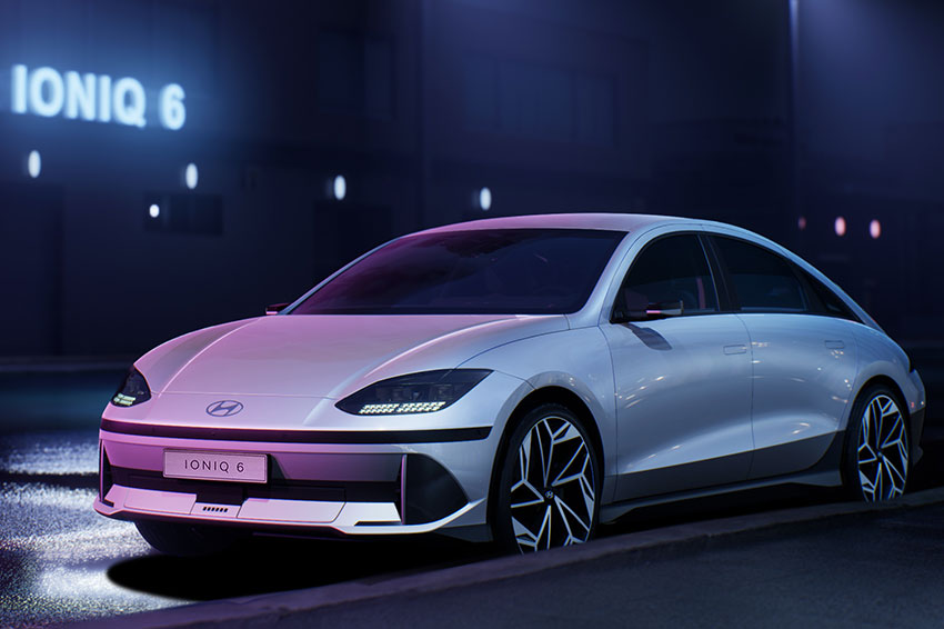 Hyundai Unveils Sleek Facelift for the 2026 Ioniq 6 at Seoul Mobility Show