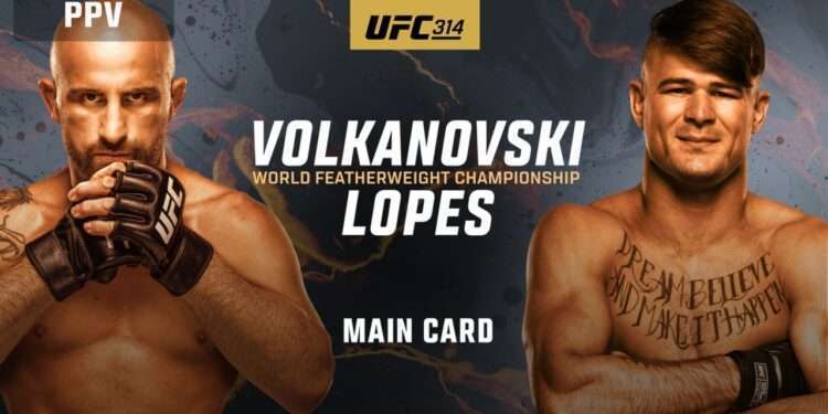 How to Watch UFC 314