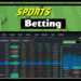 Page of sports betting site with data