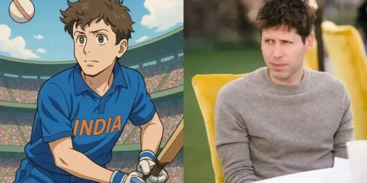 Altman's AI Cricket Jersey Sparks Indian Buzz