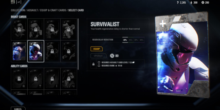 How To Get And Upgrade Star Cards in Star Wars Battlefront 2