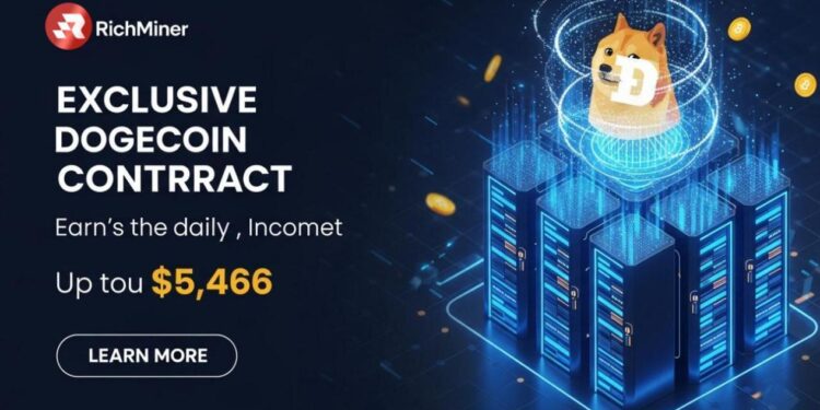 RichMiner Cloud Mining: Exclusive DOGE mining contract, daily income up to $5,464
