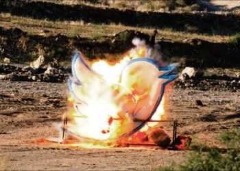 Goodbye Larry: Startup Blows Up Twitter Logo in Desert to Launch New Marketplace App