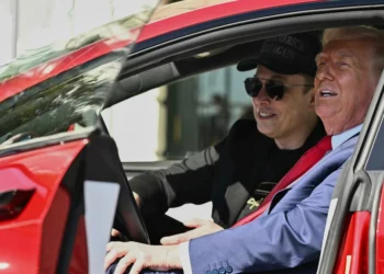 Trump wants to get rid of his red Tesla after feud with Musk