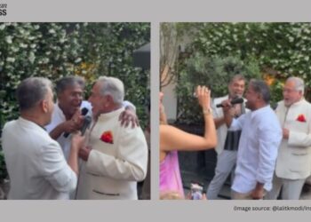 Lalit Modi and Vijay Mallya Sing ‘I Did It My Way’ at Lavish London Party