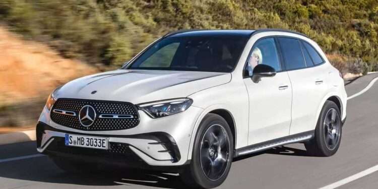 Mercedes Teases Next-Gen Electric GLC with Bold Illuminated Grille