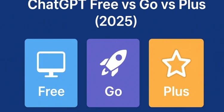 Free vs. Go vs. Plus: Which ChatGPT Plan Is Right for You?